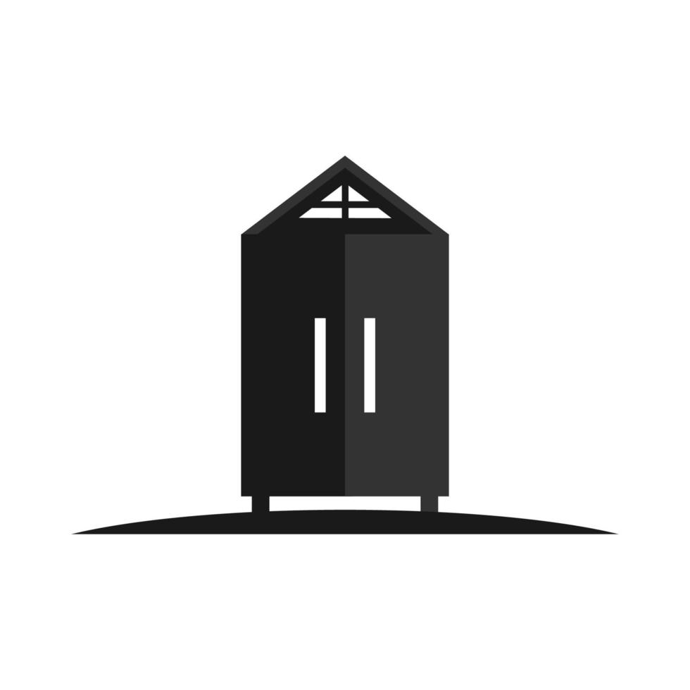 illustration vectorielle du logo de la maison de meubles. parfait à utiliser pour l'entreprise de meubles vecteur