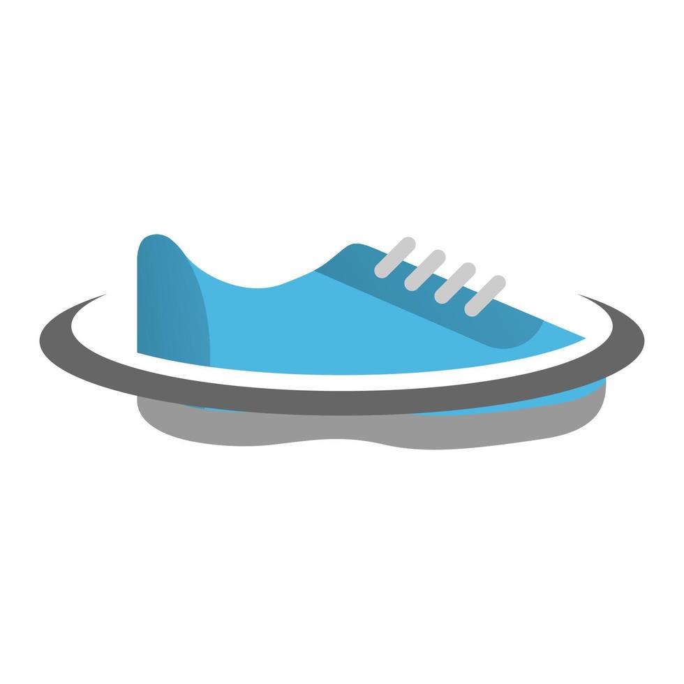 illustration vectorielle du logo du magasin de chaussures. parfait à utiliser pour une entreprise technologique vecteur