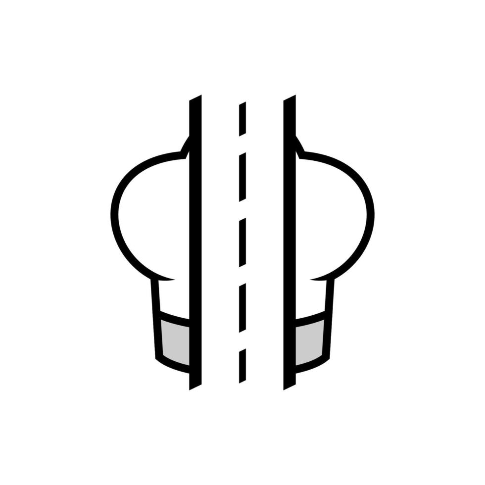 illustration vectorielle du chef sur le logo de la route. parfait à utiliser pour une entreprise technologique vecteur