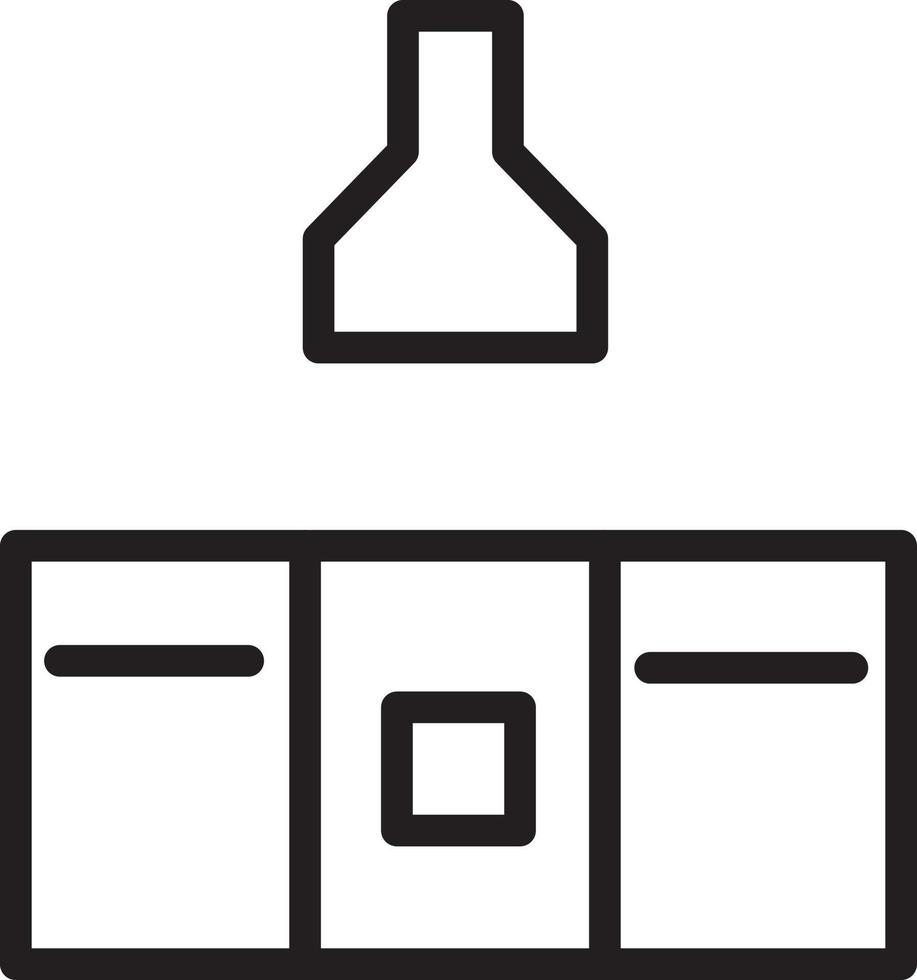 ligne vectorielle de cuisine pour le web, présentation, logo, symbole d'icône. vecteur