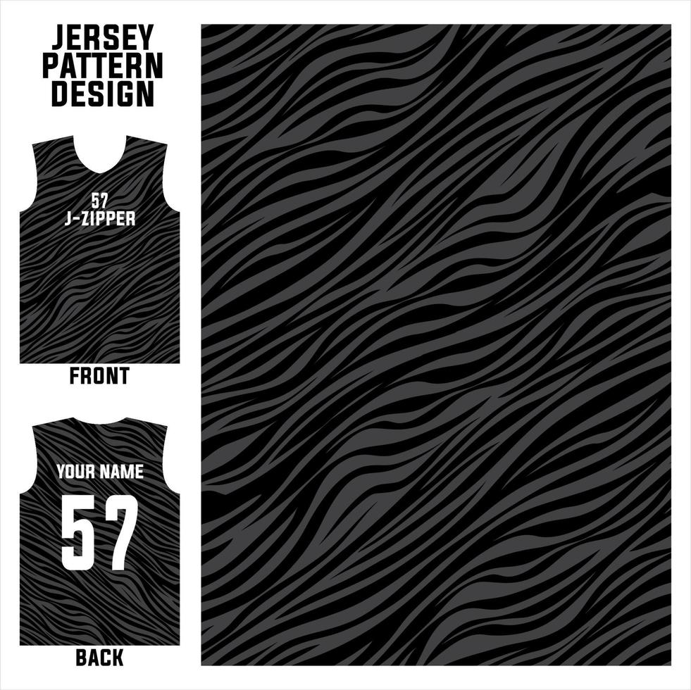 modèle de modèle de jersey vecteur concept abstrait pour l'impression ou la sublimation uniformes de sport football volley-ball basket-ball e-sport cyclisme et pêche