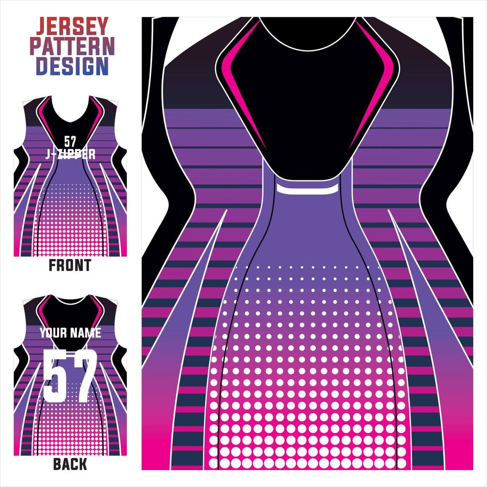 modèle de modèle de jersey vecteur concept abstrait pour l'impression ou la sublimation uniformes de sport football volley-ball basket-ball e-sport cyclisme et pêche