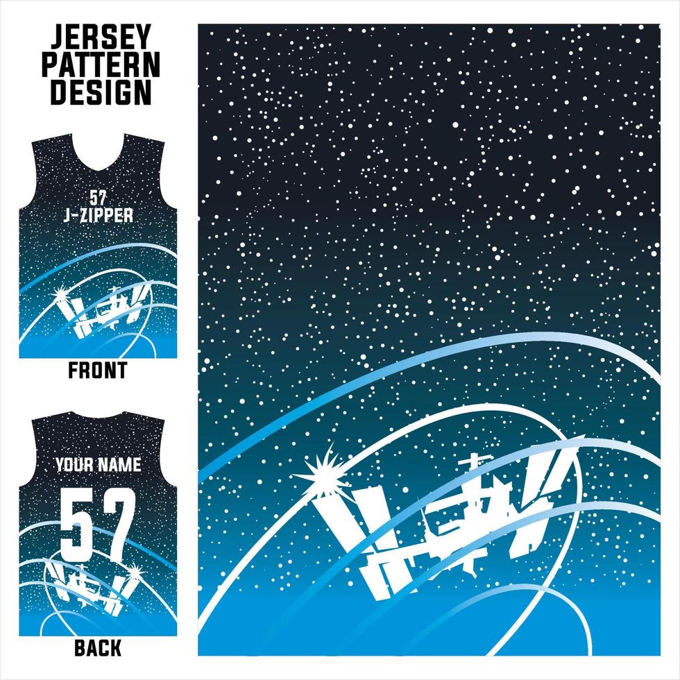 modèle de modèle de jersey vecteur concept abstrait pour l'impression ou la sublimation uniformes de sport football volley-ball basket-ball e-sport cyclisme et pêche