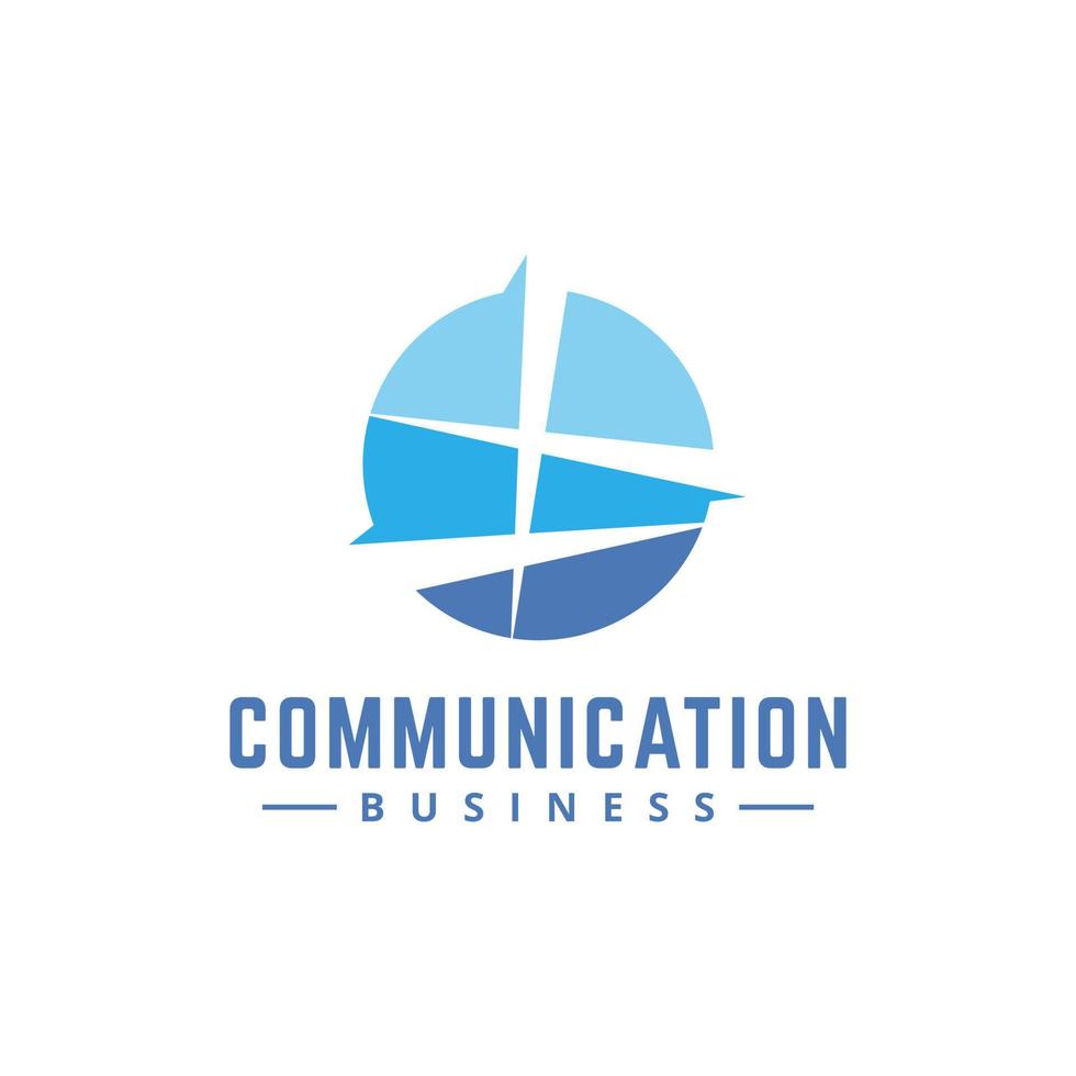 modèle de logo d'entreprise de communication pour votre logo d'entreprise de communication vecteur