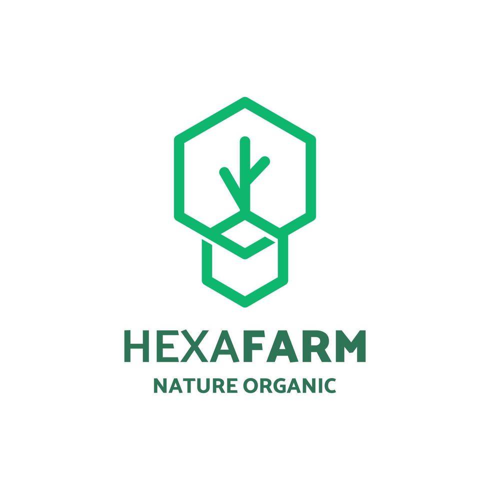 modèle de logo de ferme de forme pour votre logo de ferme, de jardin, de produit biologique ou d'entreprise vecteur