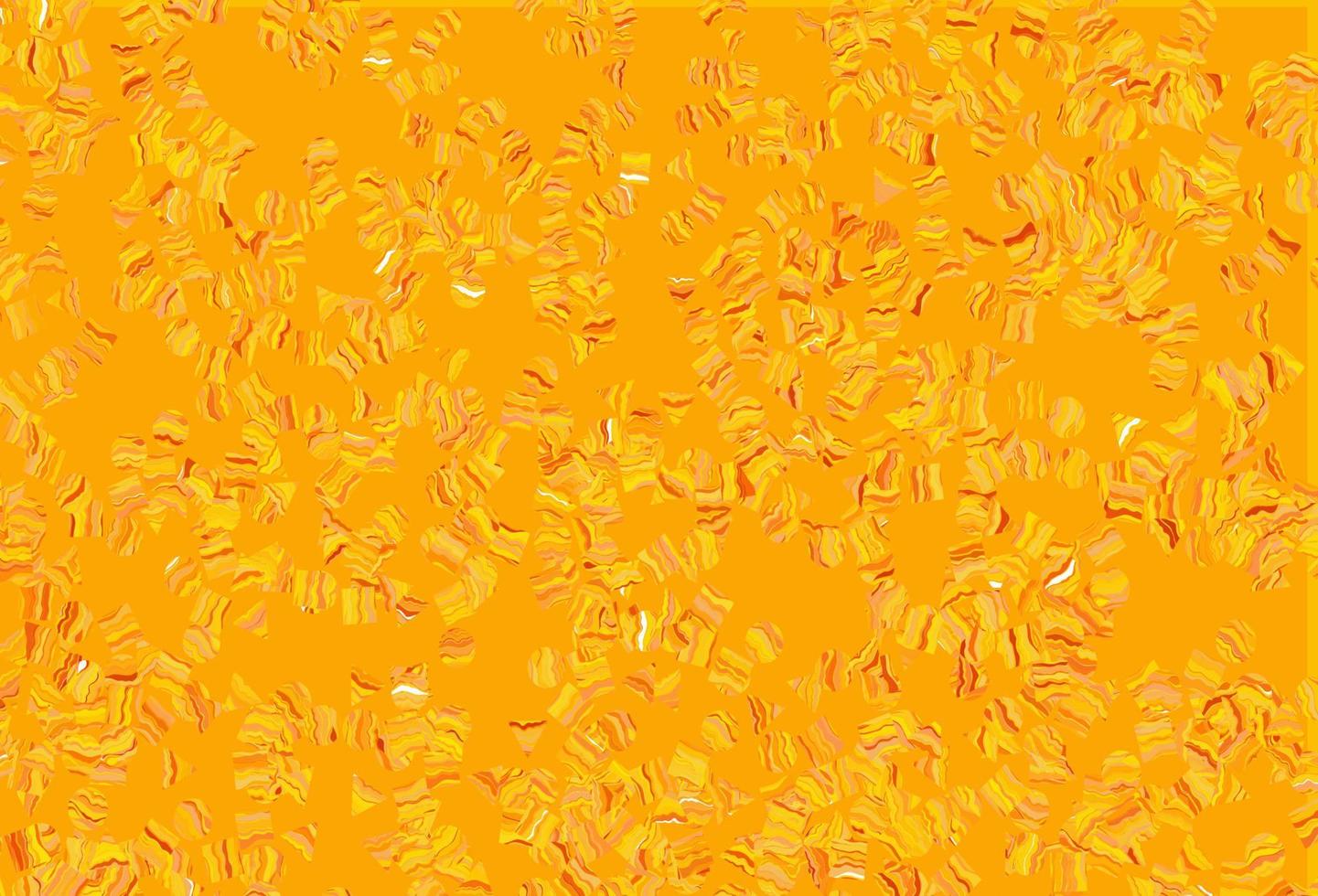 texture vectorielle jaune clair, orange dans un style poly avec des cercles, des cubes. vecteur
