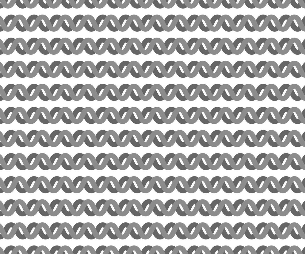 motif de lignes en zigzag. ligne ondulée noire sur fond blanc. illustration vectorielle de vague abstraite. papier numérique pour les remplissages de page, la conception Web, l'impression textile. art vectoriel. vecteur