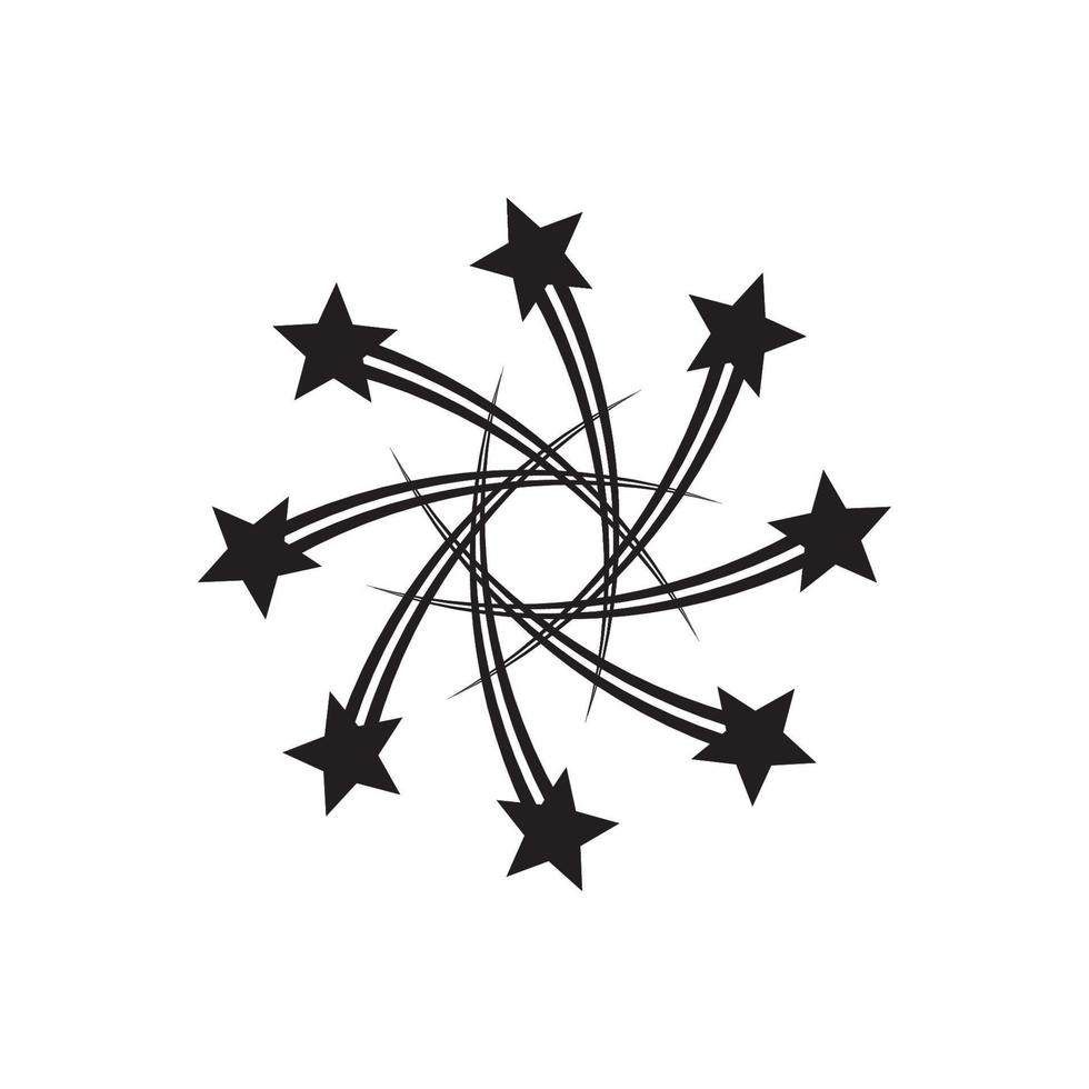 conception d & # 39; icône étoile modèle vector illustration
