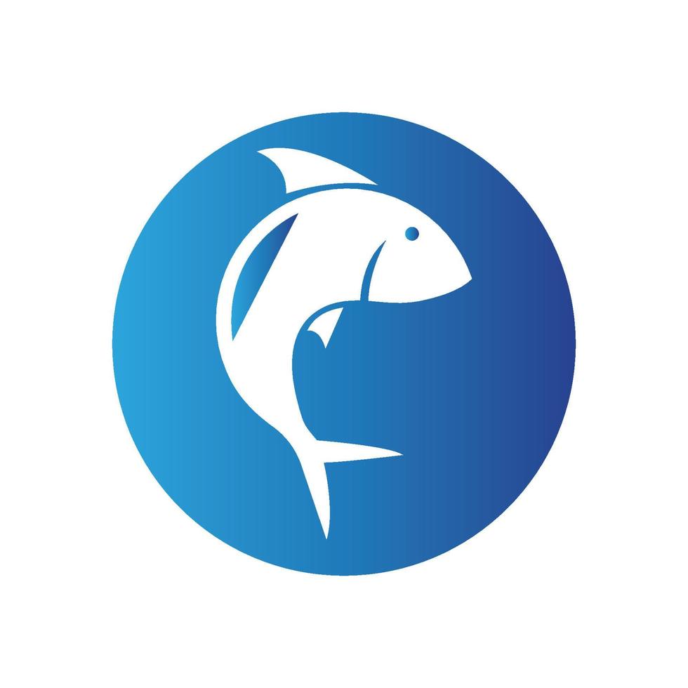 modèle de logo de poisson. symbole de vecteur créatif