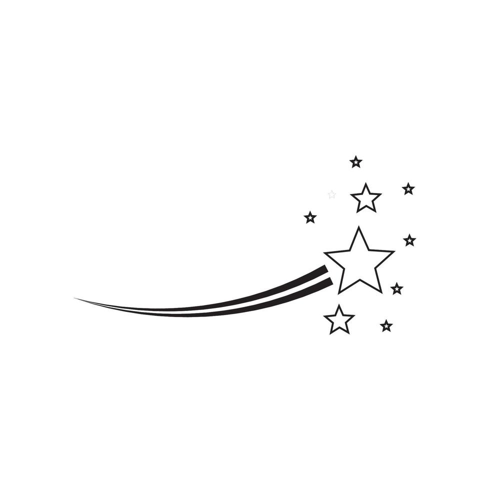 conception d & # 39; icône étoile modèle vector illustration