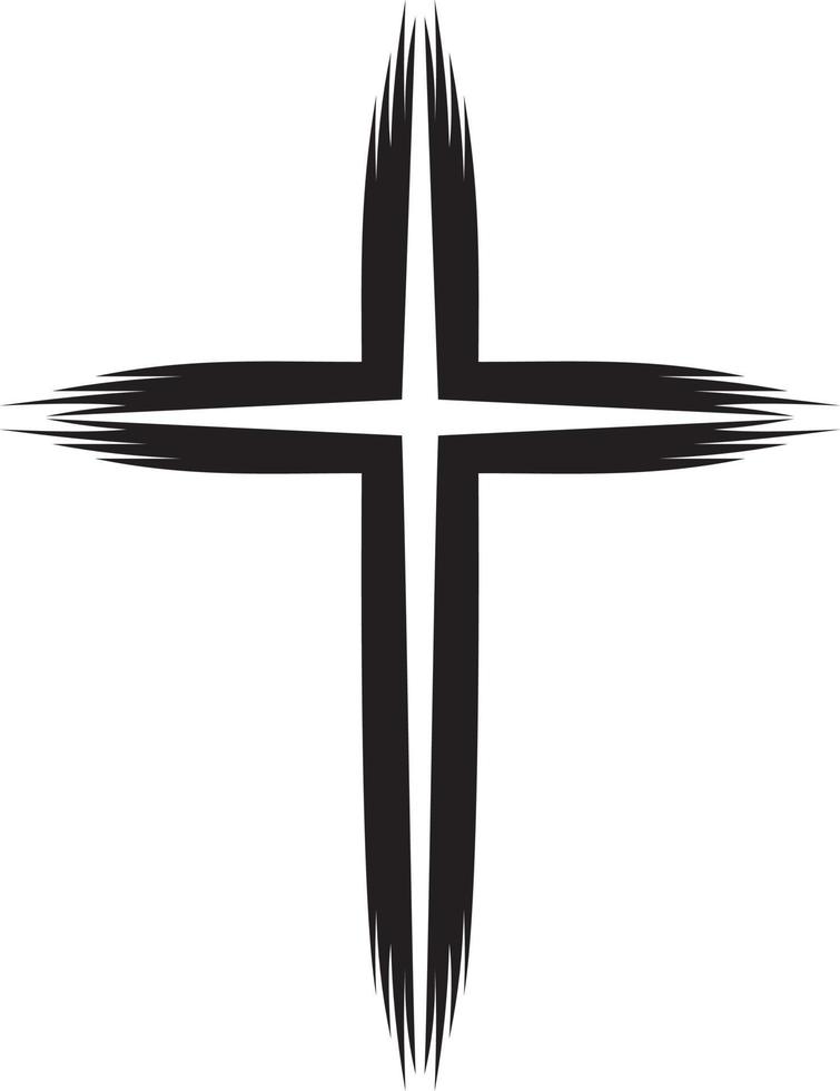 vecteur de croix de religion