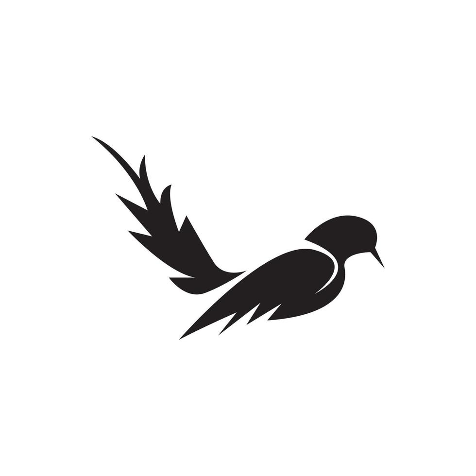 icône d'oiseau et illustration vectorielle de symbole vecteur