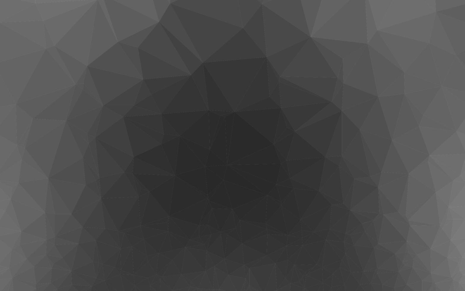 argent foncé, motif polygonal vectoriel gris.