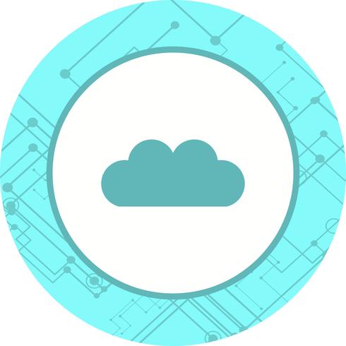 Conception d&#39;icône de nuage vecteur
