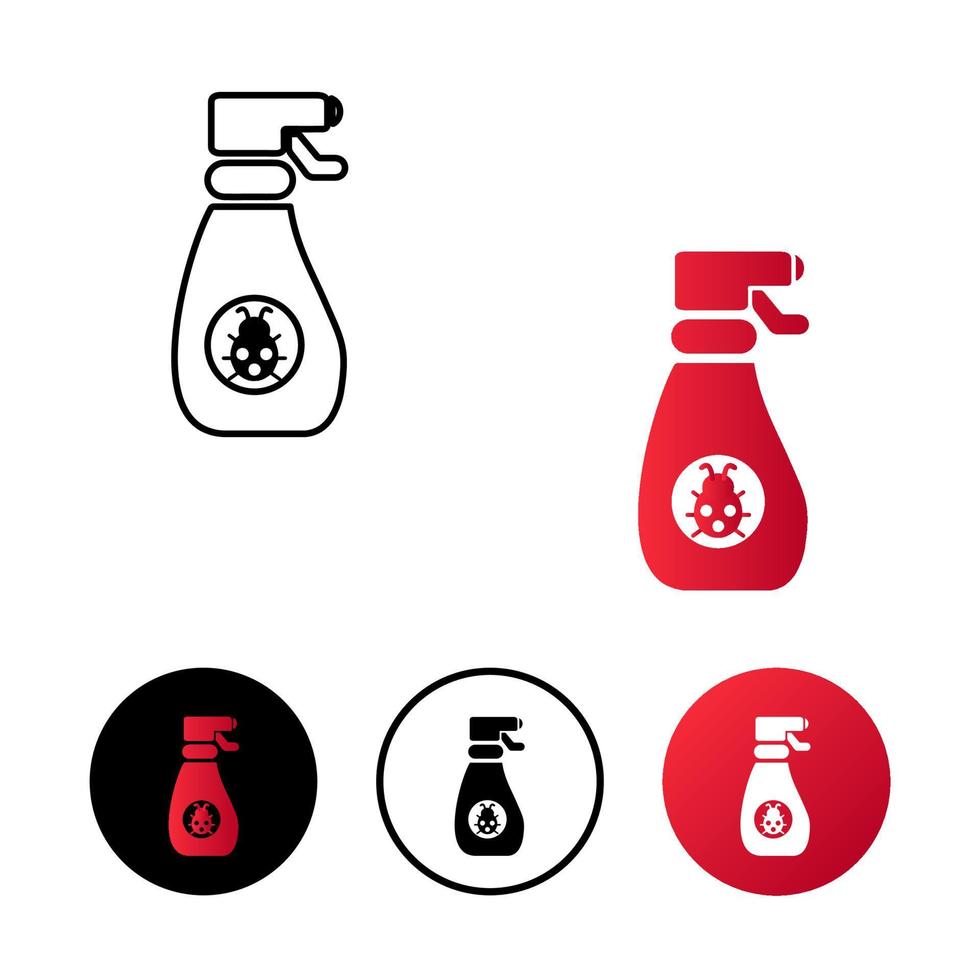 illustration d'icône de pesticide abstrait vecteur