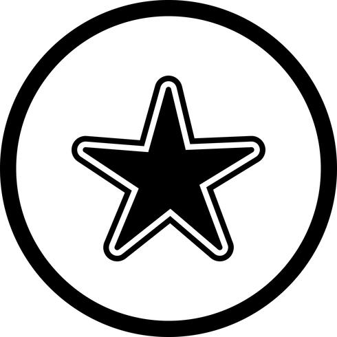design d&#39;icône étoile vecteur