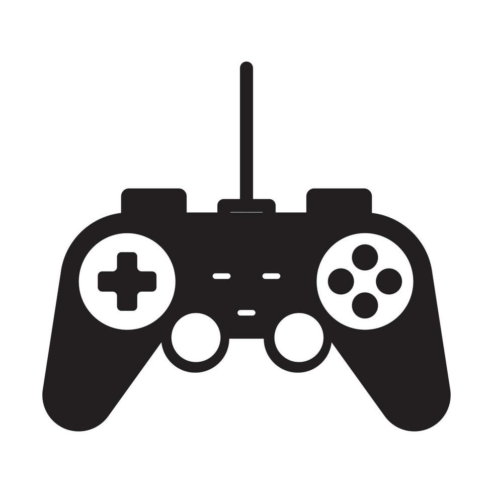 ligne vectorielle du joystick de la console pour le web, la présentation, le logo, le symbole de l'icône. vecteur