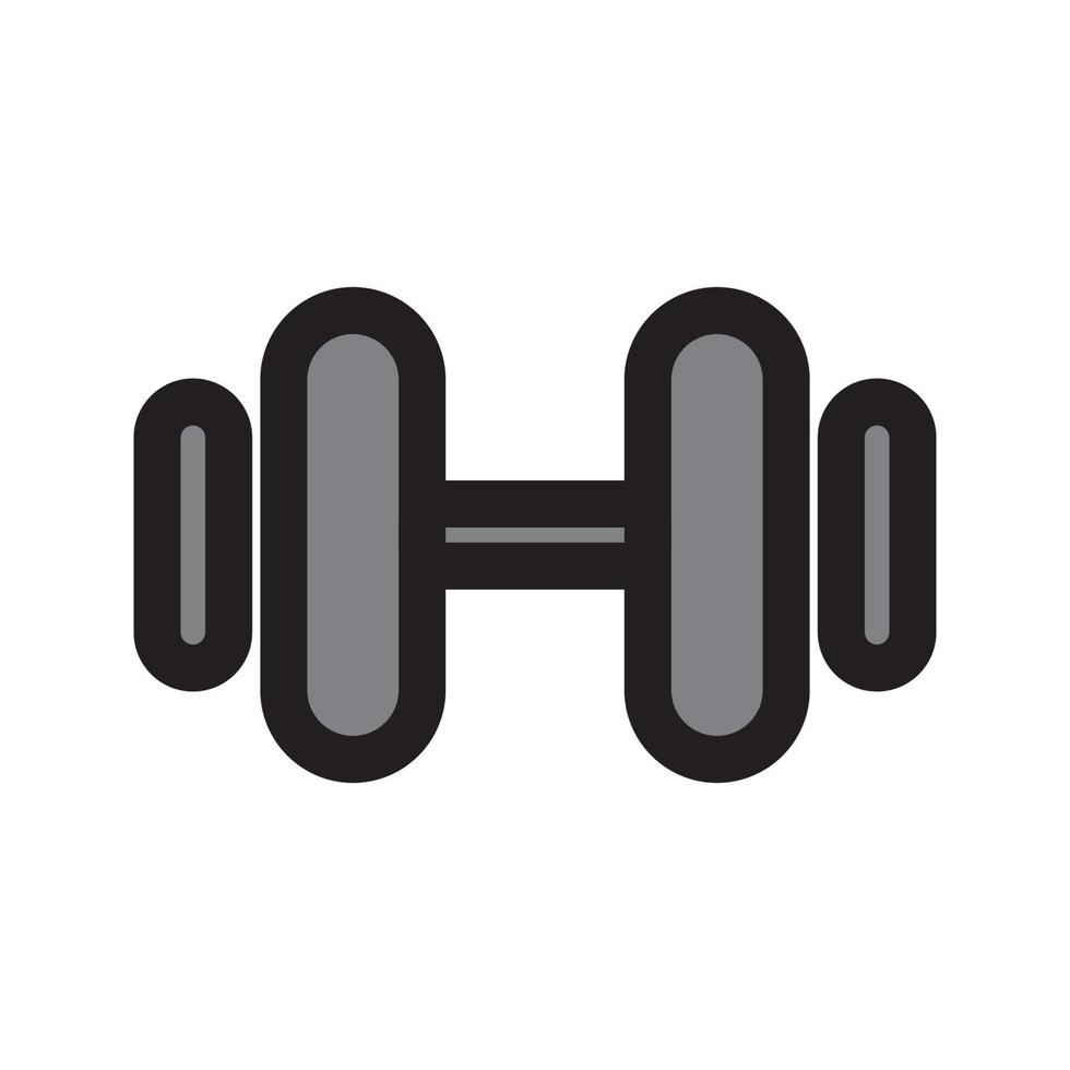 ligne de vecteur de fitness gym pour le web, présentation, logo, symbole d'icône.