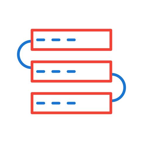 Conception d&#39;icônes de serveurs vecteur