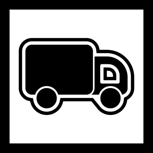 Conception d&#39;icône de camion vecteur