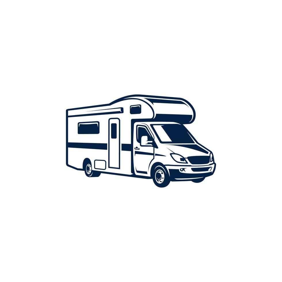 rv, vecteur d'illustration de camping-car