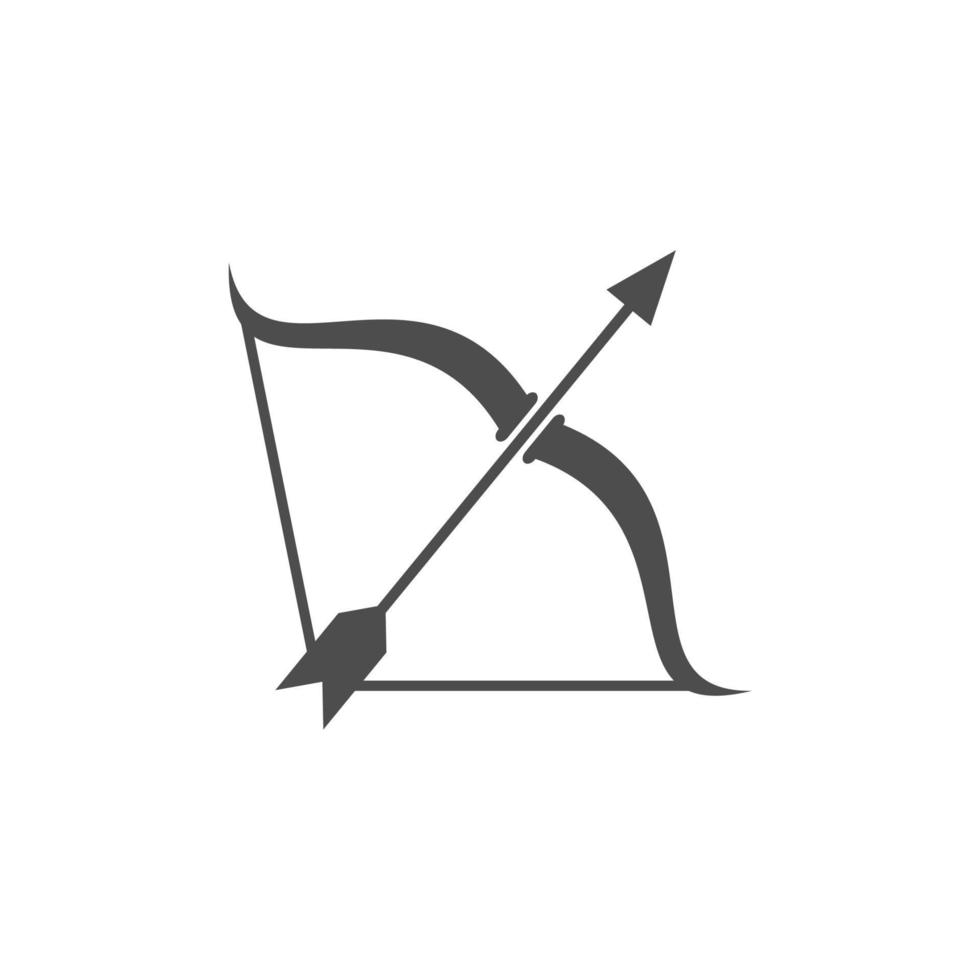 icône de flèche simple sur fond blanc vecteur