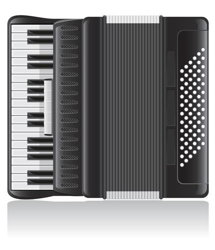 illustration vectorielle accordéon vecteur