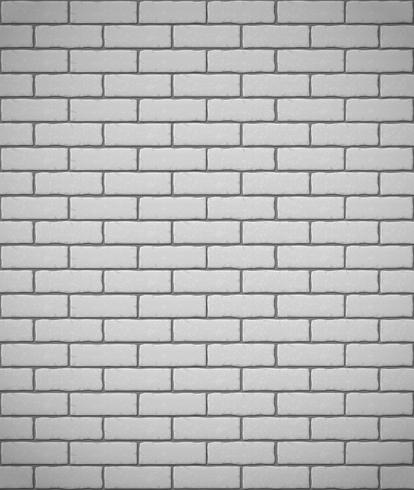 mur de fond sans couture de briques blanches vecteur