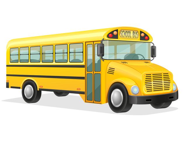 illustration vectorielle d&#39;autobus scolaire vecteur