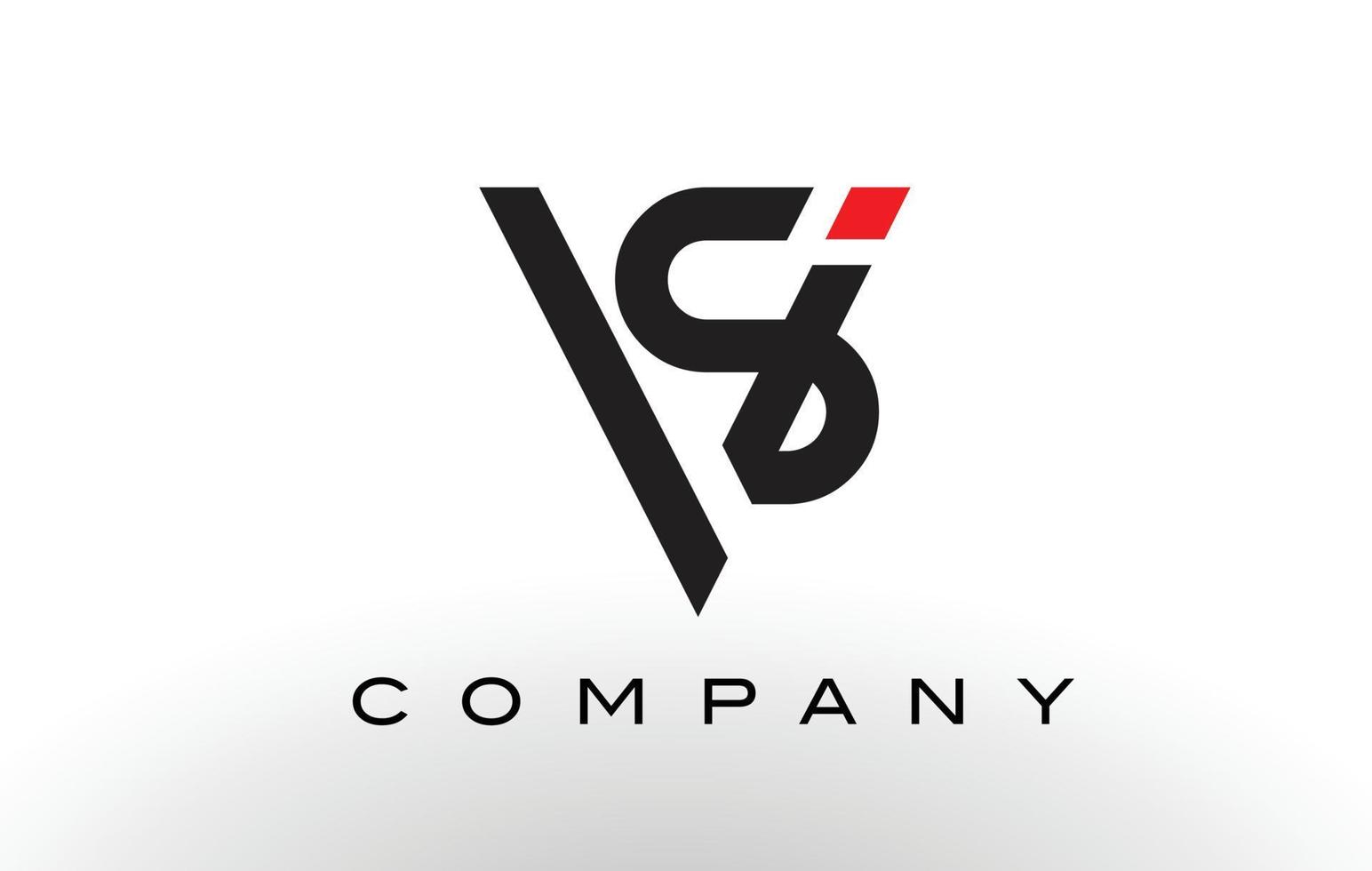 logo sv. vecteur de conception de lettre.