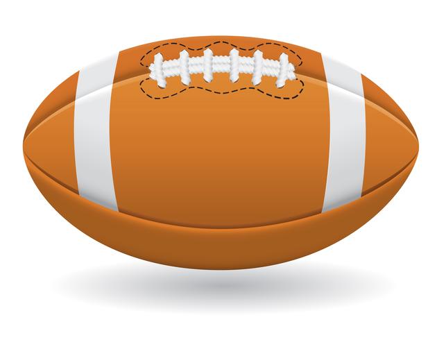 ballon pour illustration vectorielle football américain vecteur