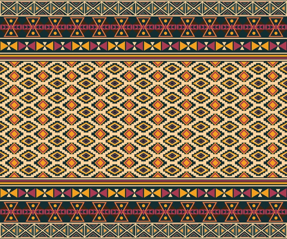 motif ethnique tissu texture géométrique vecteur aztèque oriental illustration rétro carreaux de céramique