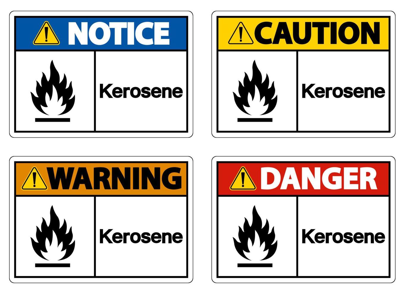 signe de symbole de kérosène sur fond blanc vecteur