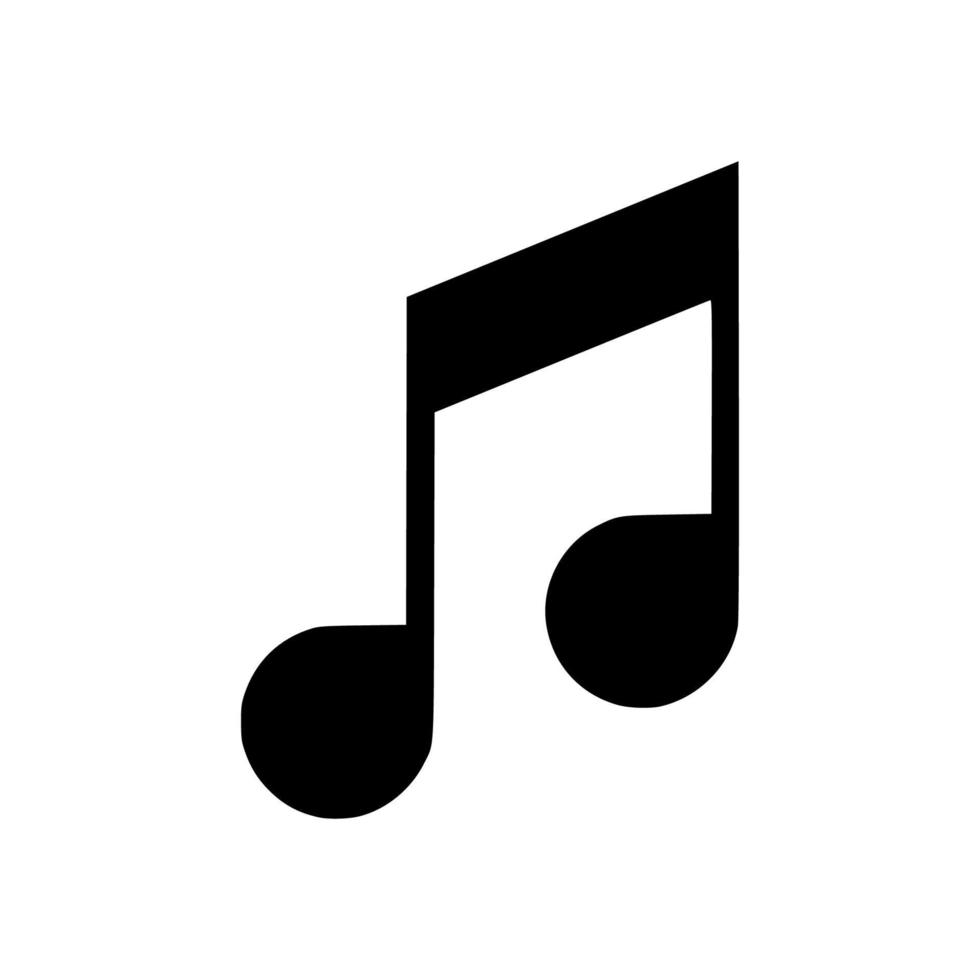 conception d'icônes de musique vecteur