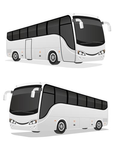 illustration vectorielle de grand tour bus vecteur