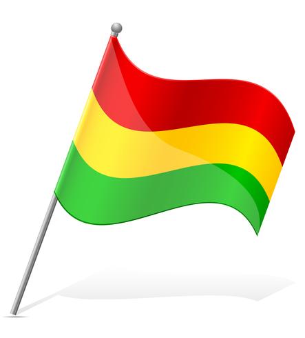 drapeau de l&#39;illustration vectorielle Bolivie vecteur