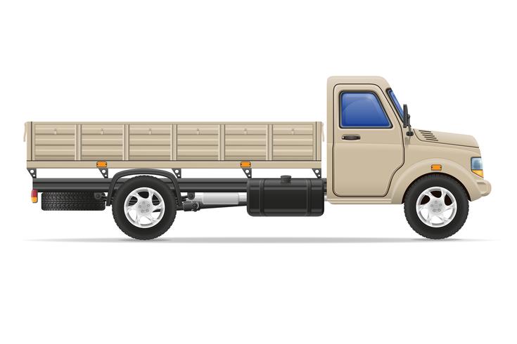 camion de fret pour le transport de marchandises vector illustration