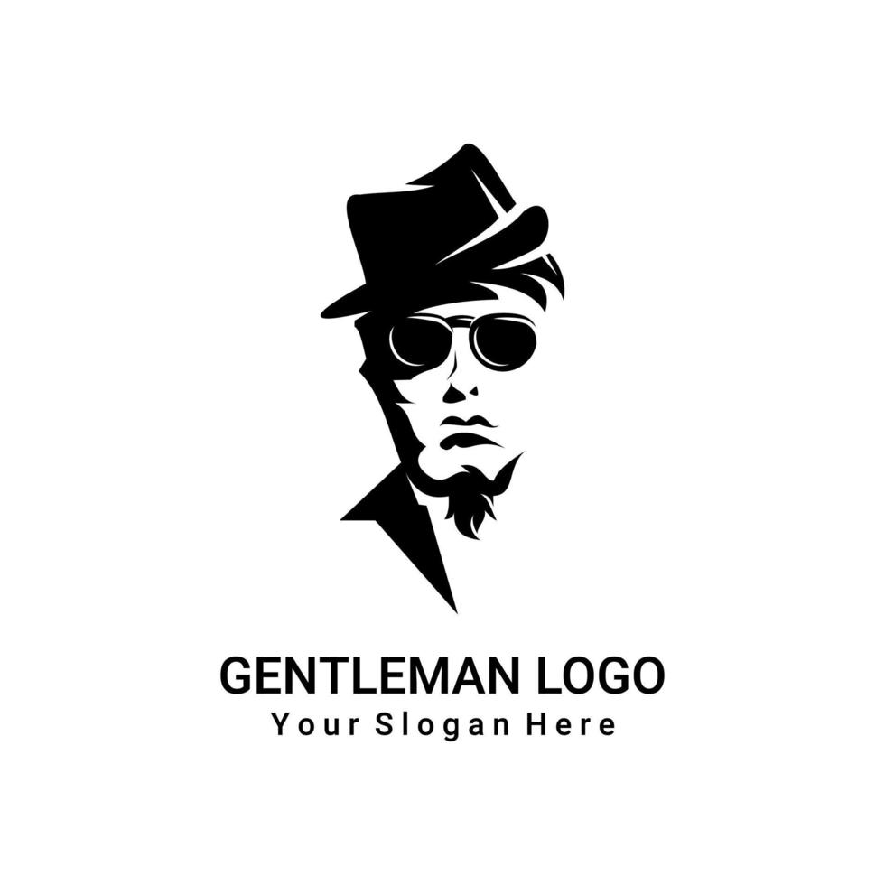 vecteur de logo de gentleman