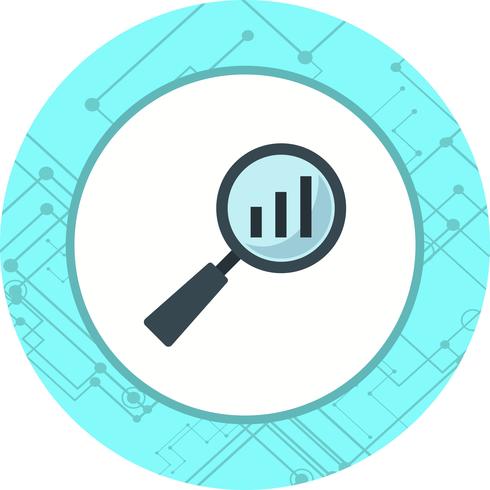 Conception d&#39;icône d&#39;analyse vecteur