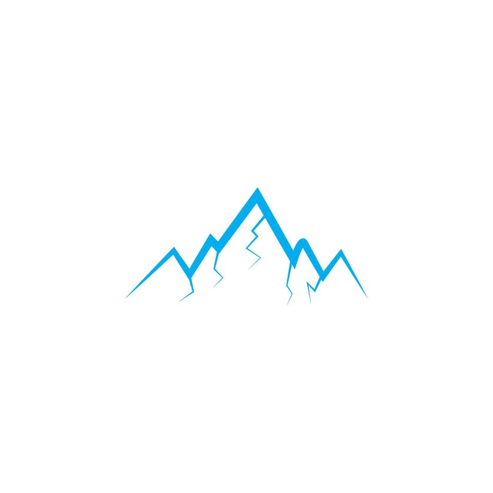 montagne icône logo modèle vector illustration design