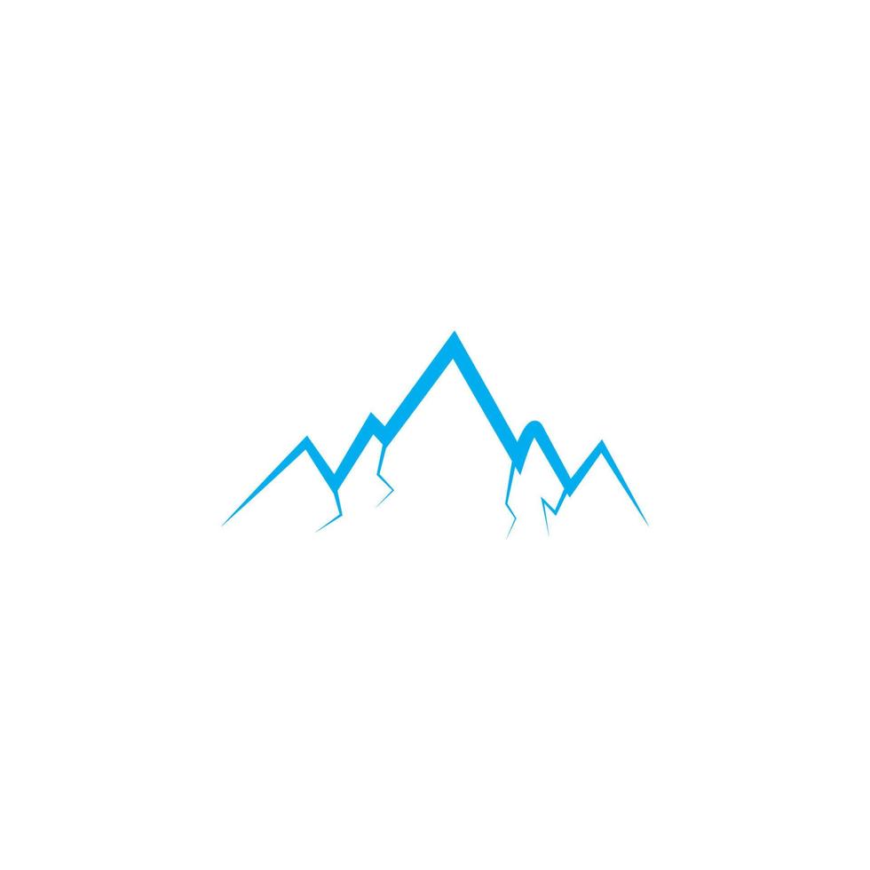 montagne icône logo modèle vector illustration design