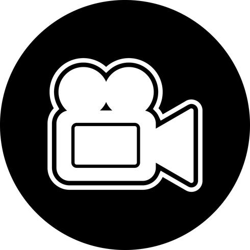 Conception d&#39;icône de caméra vidéo vecteur