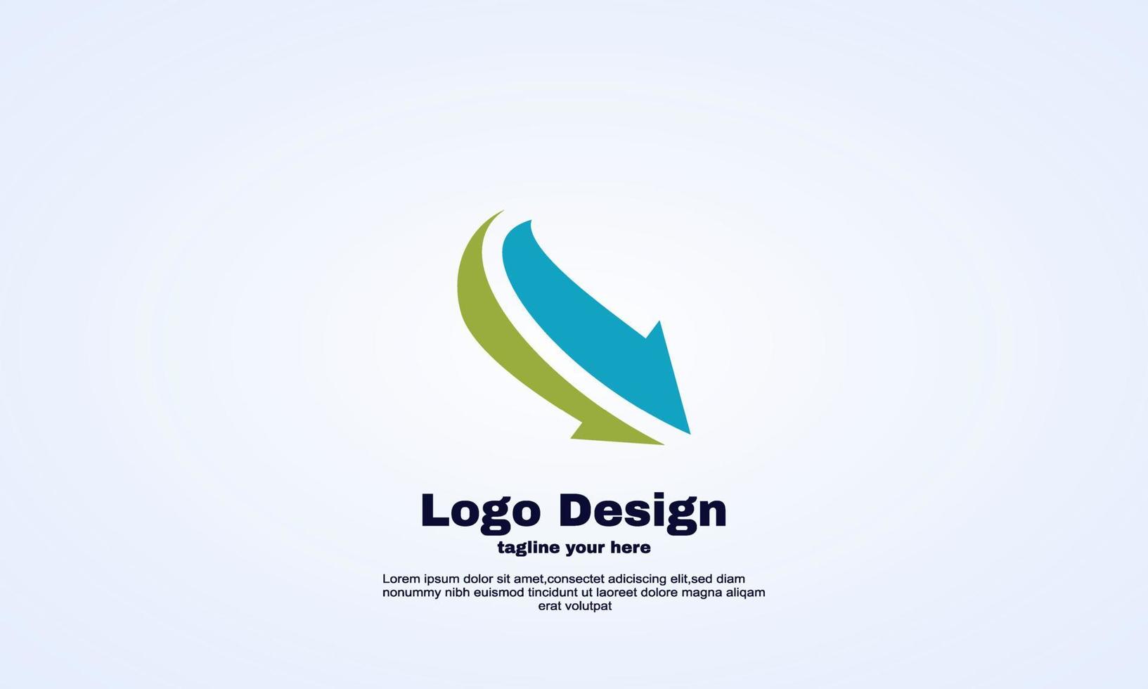 cliquez sur le bouton modèle de conception de logo illustrateur vectoriel