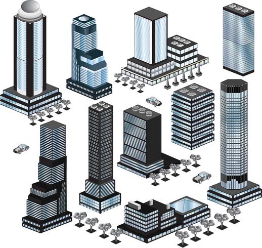 Bâtiments de vecteur