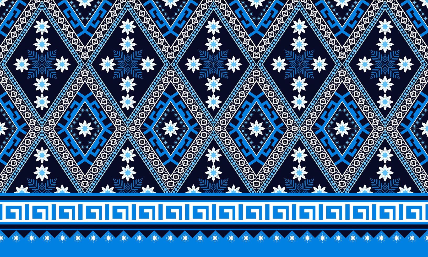 conception traditionnelle de modèle sans couture oriental ethnique géométrique pour le fond, tapis, papier peint, vêtements, emballage, batik, tissu, illustration vectorielle. style de broderie. vecteur