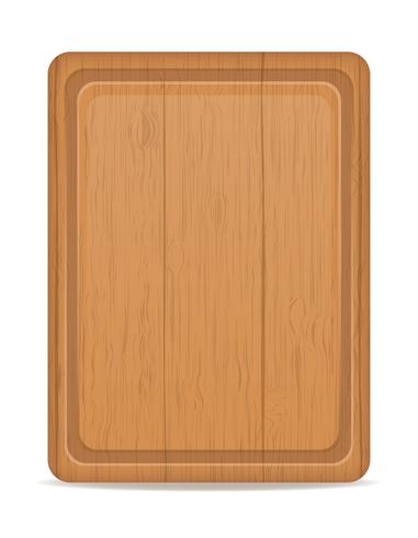 illustration vectorielle de planche à découper en bois vecteur