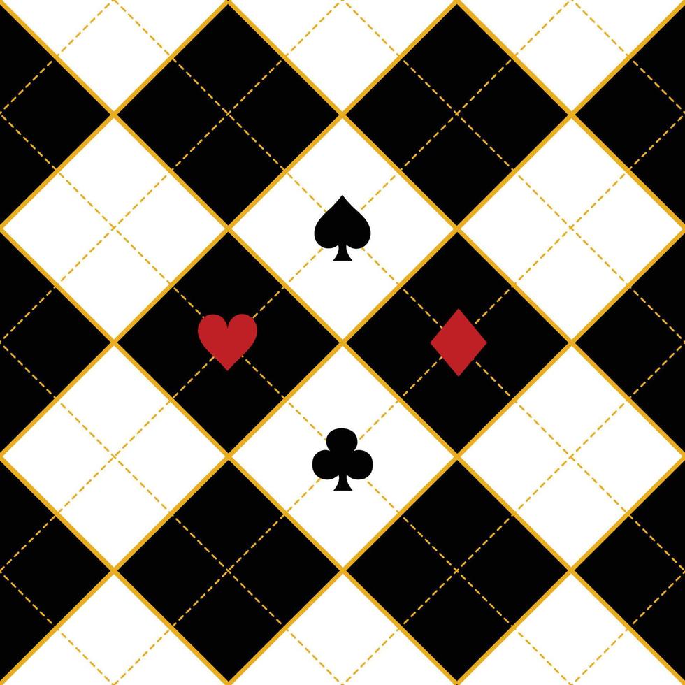 carte convient à fond de diamant noir rouge royal vecteur