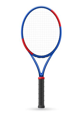 illustration vectorielle de tennis raquette vecteur