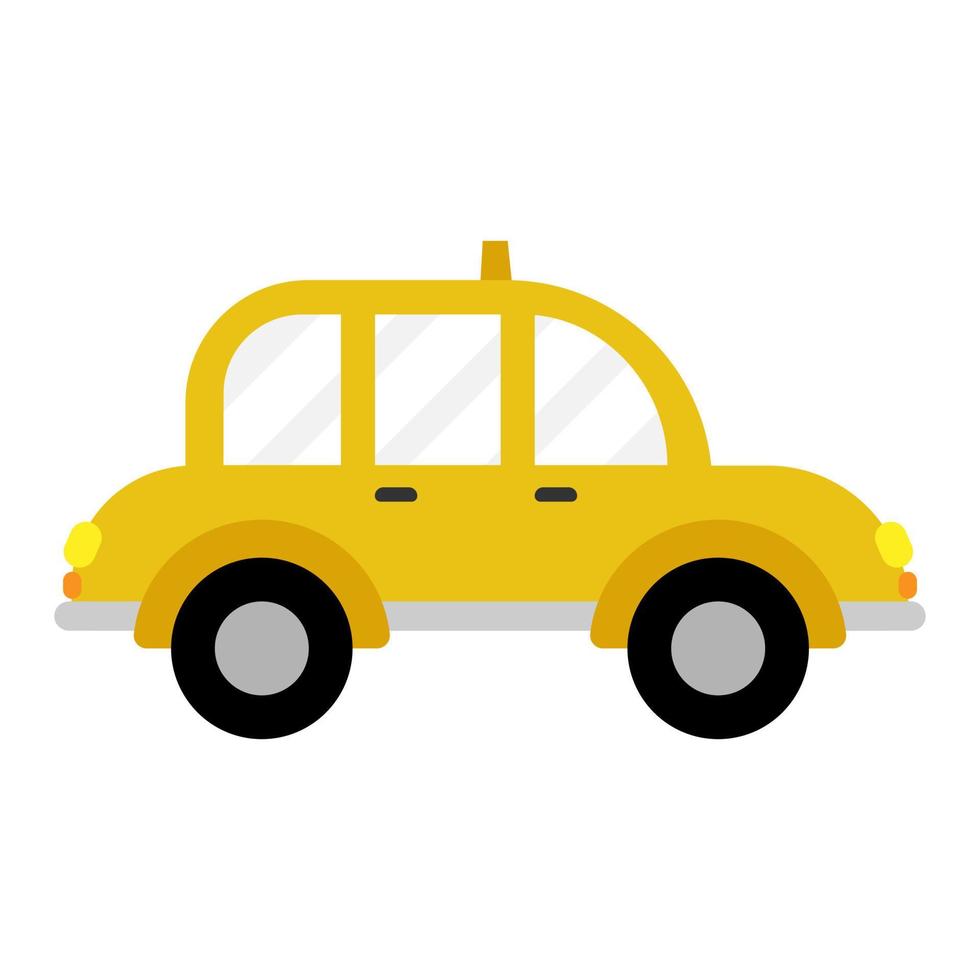 illustration de plat de véhicule de voiture vecteur