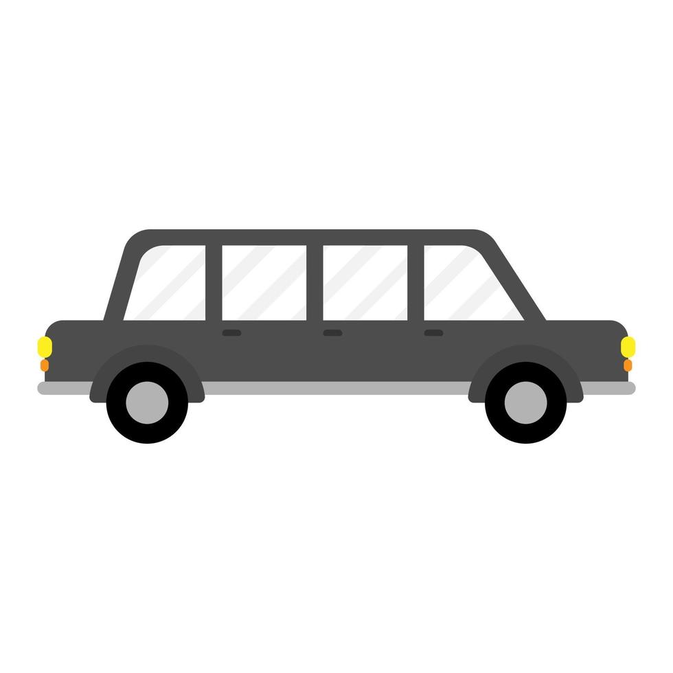 illustration de plat de véhicule de voiture vecteur